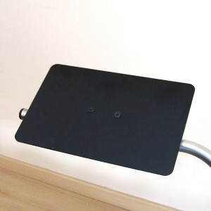 Tray with clamp