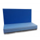 Straight backrest for water bed 2
