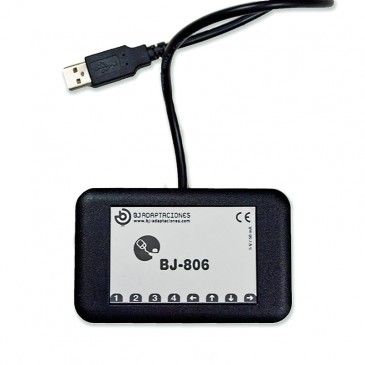 Adaptador USB para 8 conmutadores