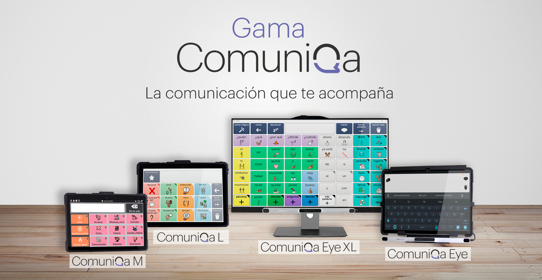 Gama ComuniQa productos Qinera