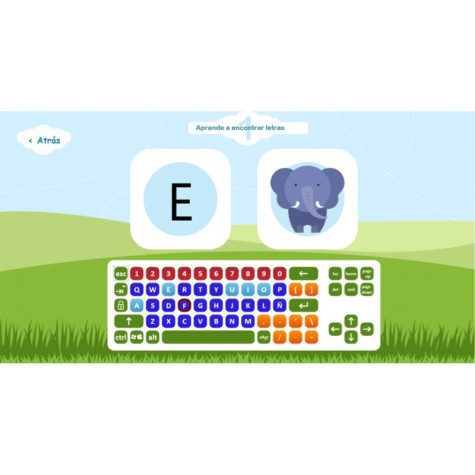 Kit de lectroescritura para ordenador mayúsculas