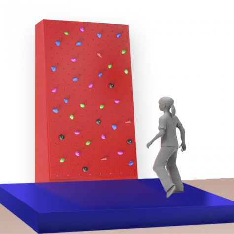 Rocódromo Módulo  de escalada rampa sin colchoneta