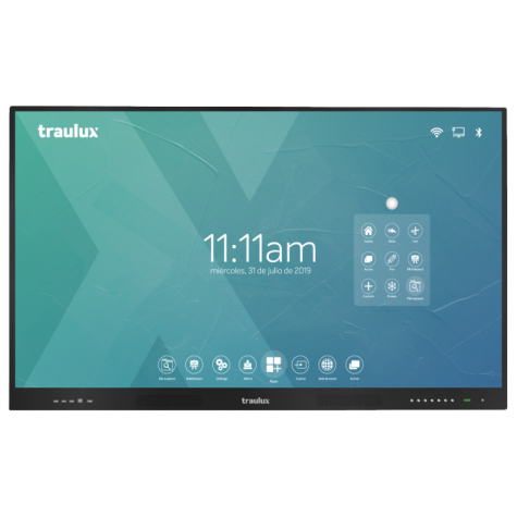 Monitor Interactivo Traulux 65" con soporte
