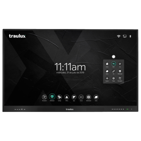Monitor Interactivo Traulux 65" con soporte