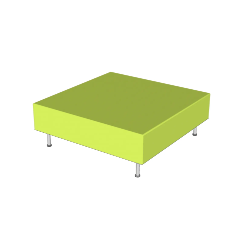 Módulo cuadrado con patas