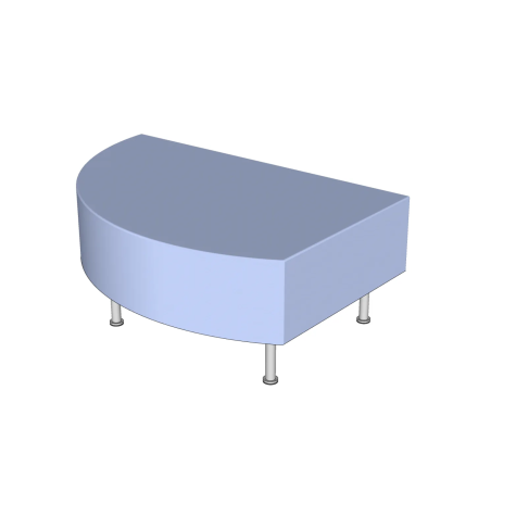 Módulo lateral izquierdo con patas