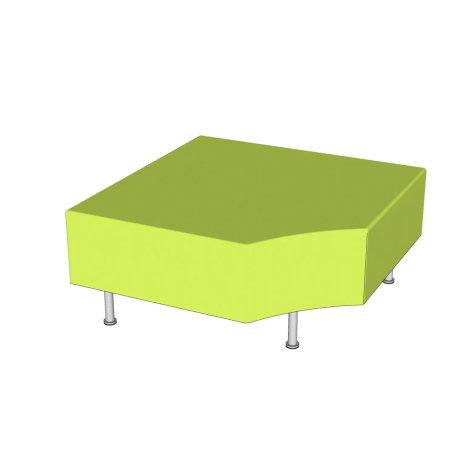 Módulo esquinero con patas