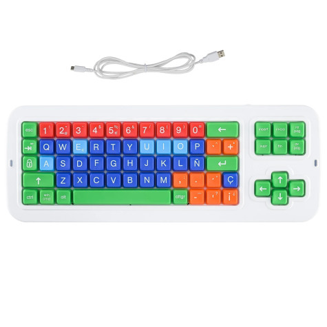 Teclado Clevy Mayúsculas Tri-Mode1