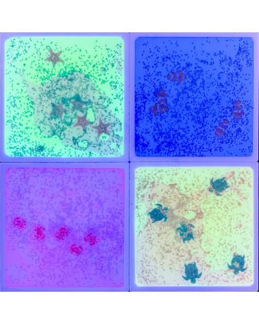 Suelo sensorial gel ultravioleta