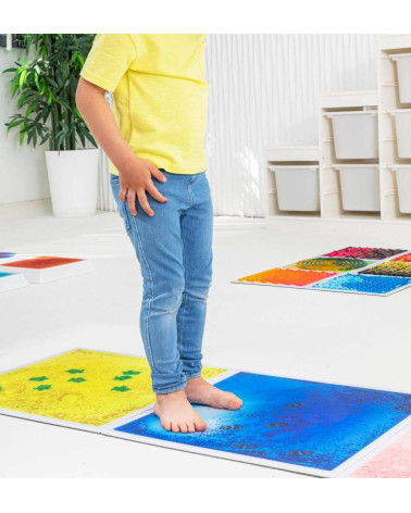 Suelo sensorial gel ultravioleta