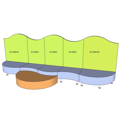Respaldo foam convexo