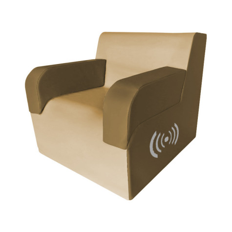 Sillón individual con brazos vibroacústico