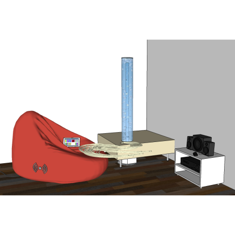 Kit vibroacústico Bluetooth
