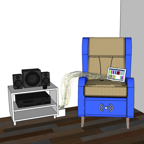 Kit vibroacústico Bluetooth