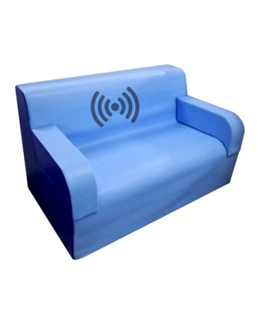 Sillón doble con brazos vibroacústico