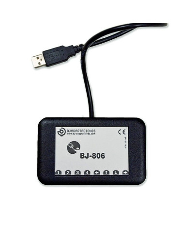 Adaptador USB para 8 conmutadores