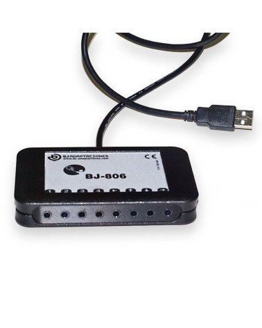 Adaptador USB para 8 conmutadores