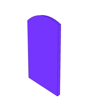 Respaldo foam convexo