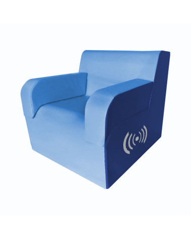 Sillón individual con brazos vibroacústico